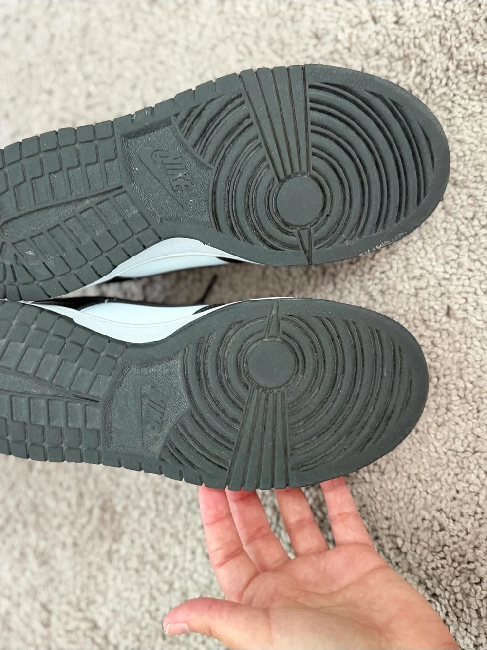 Nike Black and White Low-Top Sneakers